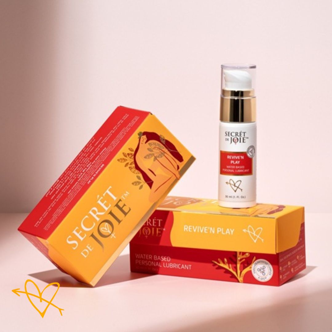 Revive'n Play - ג'ל סיכה ולחות נשי מותאם ליובש בנרתיק